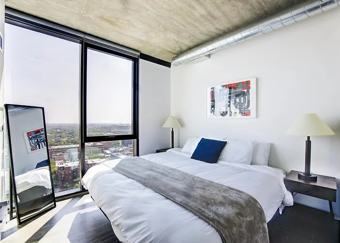 Appartamento 2br Designer Loft Modern Luxe In Center Chicago